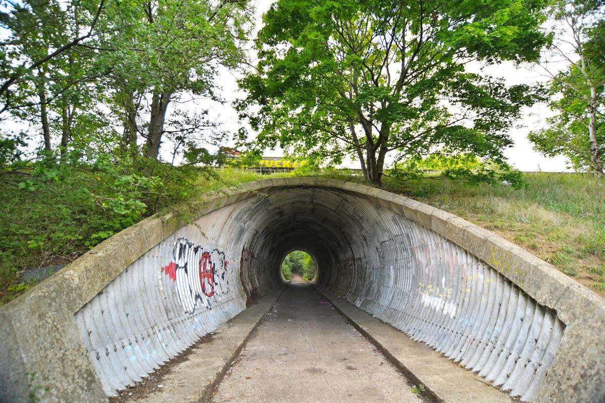 Photo of tunnel under the A414