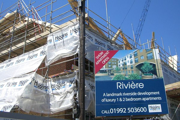 Photo of housebuilding in Hertford